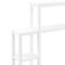Alaterre Furniture Dover Over Toilet Organizer with Side Shelving, Bathroom Shelf with 2 Towel Rods ANDO704WH - alternate 4